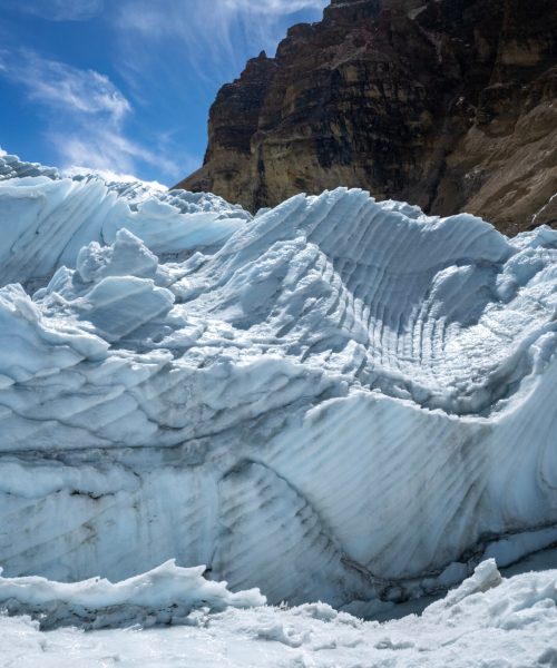 the glacier in Tibet